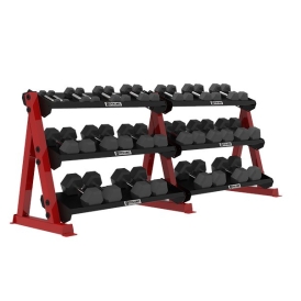 3-TIER DUAL RACK DUMBBELL STORAGE